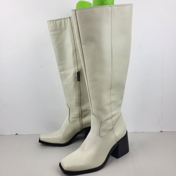 Vince Camuto Sangeti Knee High Boots Off White Size 6M - Picture 1 of 16